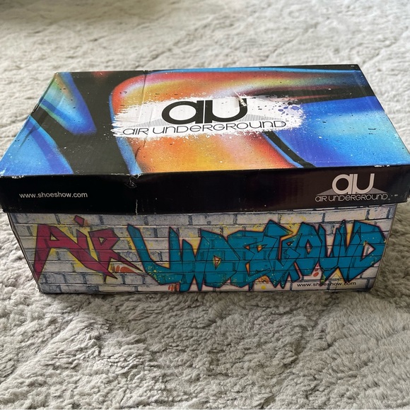 Air Underground Blue Platform sandals, women’s platform sandals, size 9 - Picture 7 of 9